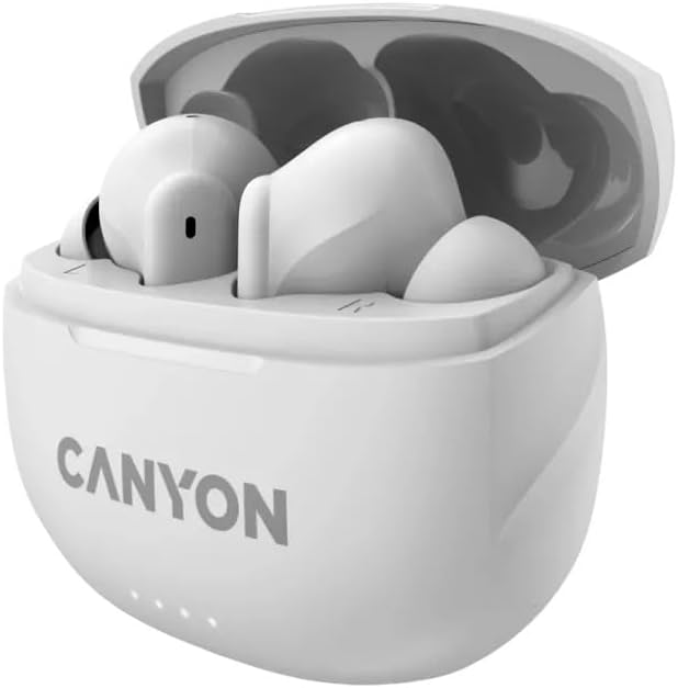 CANYON Bluetooth Headphones TWS-8 White