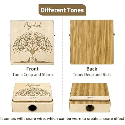POGOLAB Multi-Tone Cajon+ Three-tone Cajon