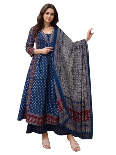 Robe élégante kurta anti-transpiration en pur coton pour femme