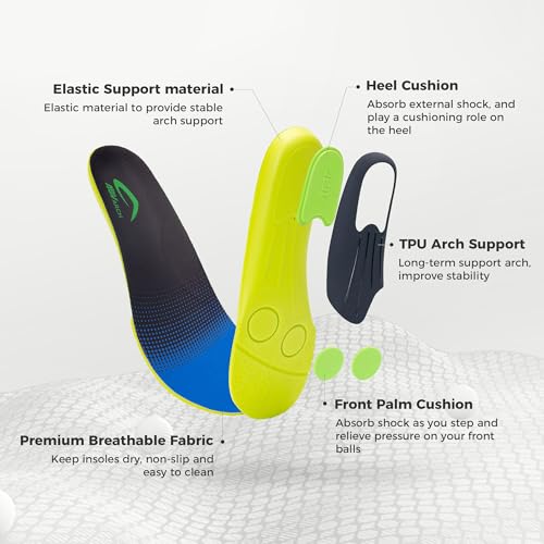 Image of IIV Mens Walking Shoes with Arch Support Wide Toe Box Tennis Sneakers Plantar Fasciitis Running Shoes