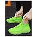 KVOTUU Mens Womens Fashion Sneakers Slip On Tennis Shoes Running Sport Workout Gym Shoe Breathable Trail Runners Sneakers Athletic Non Slip Lightweight Casual Shoes Green