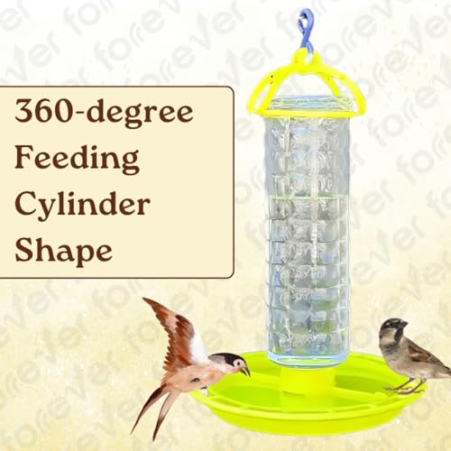 Image of FORREVER Bird Feeder - Hanging Bird Feeder for Balcony, Garden & Outdoor Use (Water Feeder)