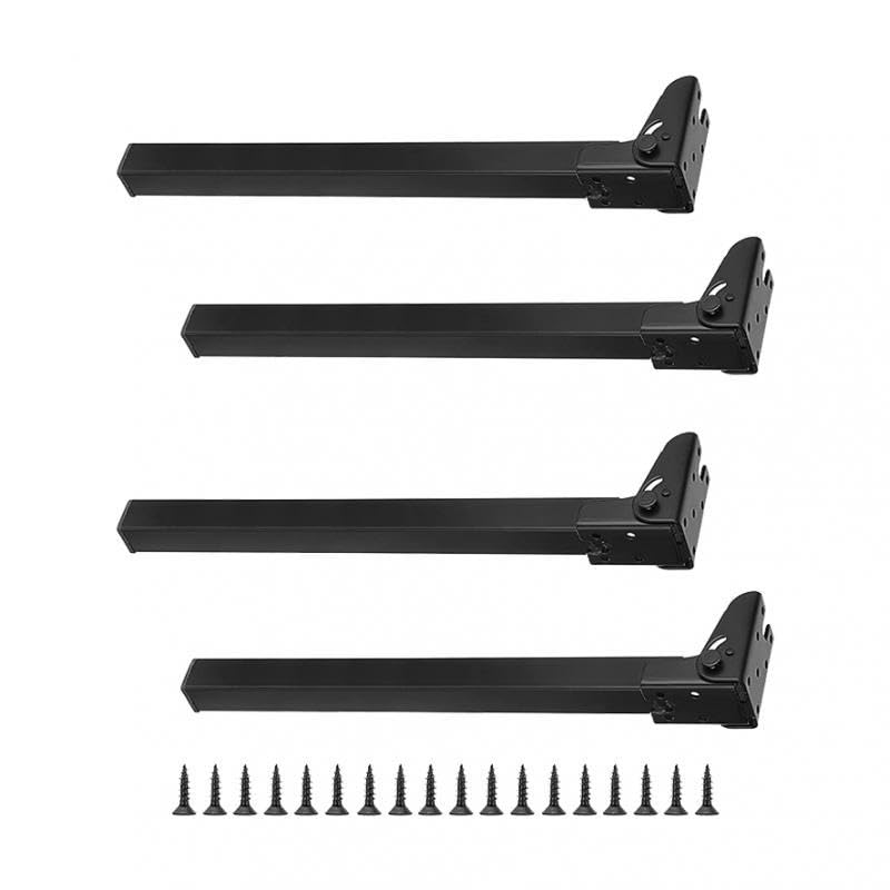 Repose-Pieds Pliables Pour Moto/ - Alliage Aluminium Antidérapant - Installation Facile 8 Mm - Compatible VTT, UTV - Lot De 2 - 4