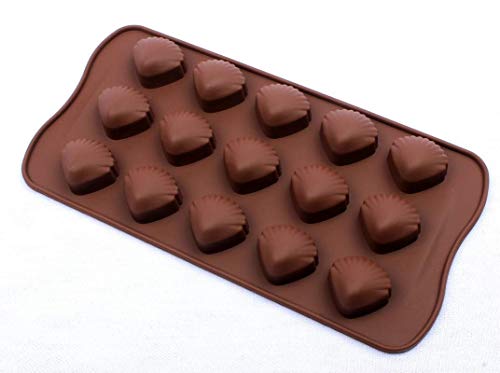 Image of Silicone Chocolate Mould| Cake Baking Mould | Bakeware Chocolate Moulds (SeaShell Moulds 1 Pack)