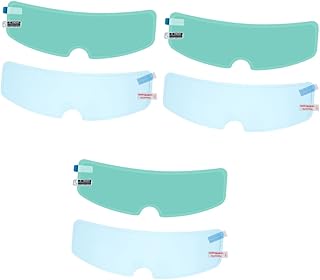 FAVOMOTO 3 Conjuntos De Filme De Motocicleta Filme De Chuva Gorro Capacetes Para Motocicletas Filme Protetor Filme Protetor De Capacete Ao Ar Livre Membrana Lente Duradoura Adesivo