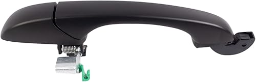 Miniatura 384 de TRQ Manija de la puerta exterior trasera izquierda del lado del conductor negra compatible con Honda Civic 2001-2005