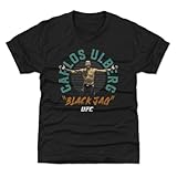 500 LEVEL Carlos Ulberg UFC Youth Shirt - Carlos Ulberg Emblem WHT (Tri Black, 14-16Y X-Large)