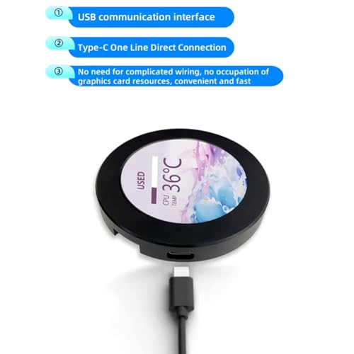 Panel de Sensor de PC para Enfriador de CPU y GPU en Escritorios de Streaming 2
