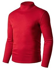 Red-mock Neck