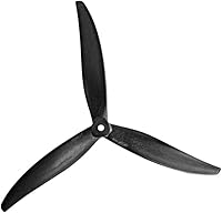 Vista 2 de Gemfan 8040 8060 9045 1050 Hélice de 3 palas CW CCW 0.197 in Orificio central Diámetro interior Paleta para Quadcopters Multirotors Drone