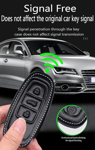 Étui clé Audi en cuir rose chic pour protéger votre télécommande A6 A7 Q7