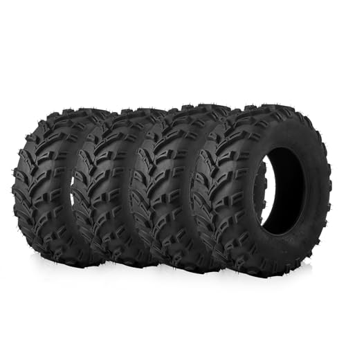 MOTOOS ATV/UTV Tires 26x9-12 Front & 26x11-12 Rear,All-Terrain Mud Tires 26x9x12 & 26x11x12,6-Ply,Directional Tread,Tubeless,Set of 4