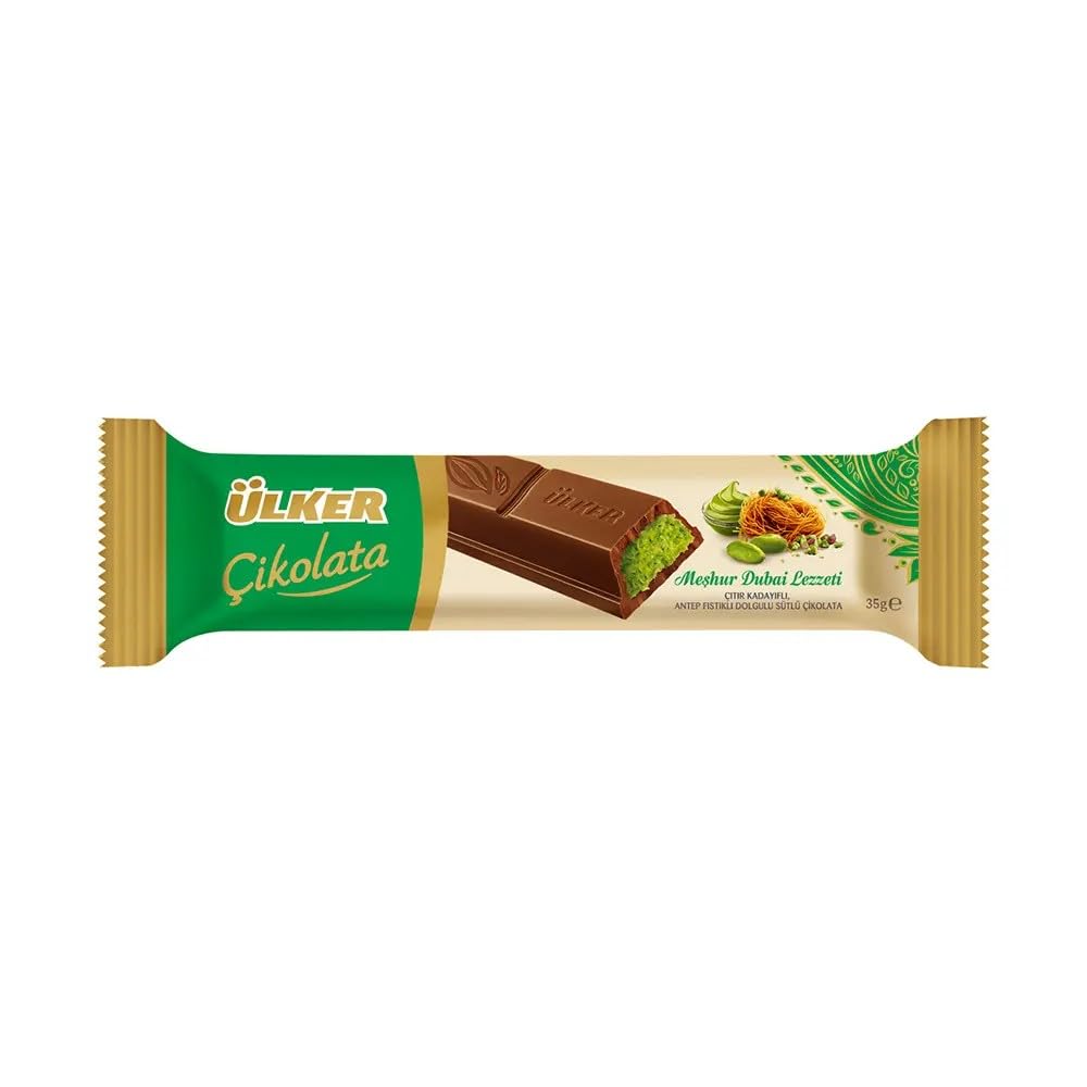 Ülker Çıtır Kadayıflı Antep Fıstığı Dolgulu Sütlü Çikolata 35gr