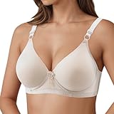 Generisch 2026 Jacquard-BH dünne Körbchen Unterwäsche große Größe auf Lager BHS ohne Bügel lässig Bralette kurvig Dessous Damen-BH