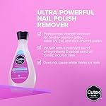 Cutex Gel Nail Polish Remover, Ultra-Powerful & Removes Glitter and Dark Colored Paints, Paraben Free, 10.1 Fl Oz - Image 2