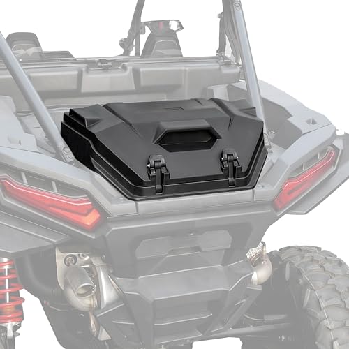 POKIAUTO 55QT Forward Cargo Box for Polaris RZR XP 1000 2024+, UTV Rear Waterproof Bin Bed Storage Box for RZR XP 1000/ XP 4 1000 Sport/Premium/Ultimate 2024 2025 Accessories, Replace #2884525