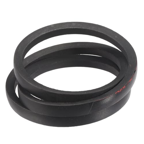 Image of uxcell 3 Pack B52 Classic Wrapped V-Belt, 55 inch Outside Circumference Wrapped Industrial Rubber V-Belt B Profile V-Belt for Industrial Machinery Equipment, Black