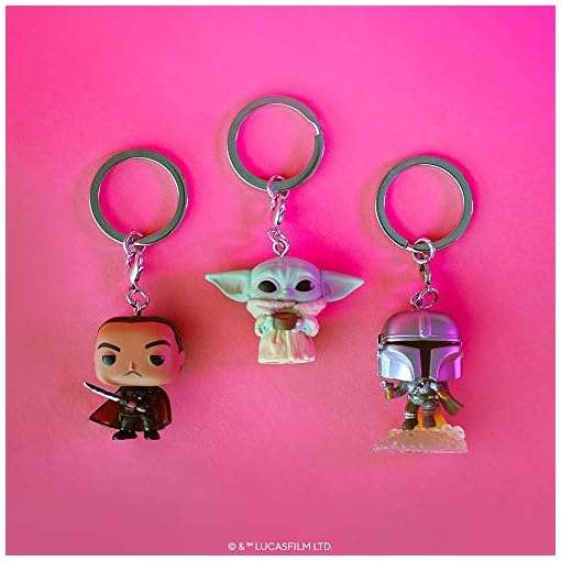 FUNKO POP! KEYCHAIN: Star Wars - The Mandalorian - Mando with Blaster - Image 6