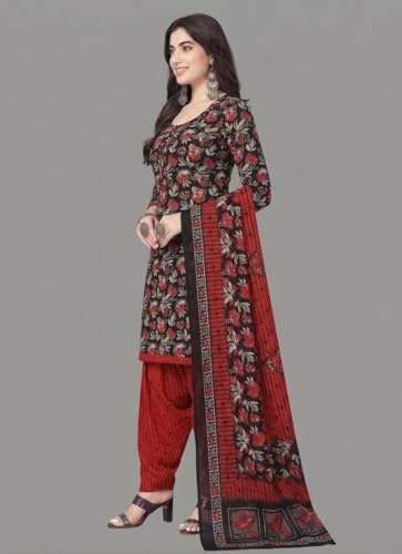 Image of Yashika Women'S Unstitched Crepe Dress Materials | Crepe Salwar Suit For Women | Suit Material For Women Unstitched