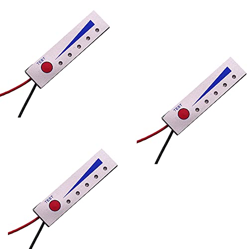 Module indicateur batterie 2S Li-Ion avec affichage LED blanc pour suivi de tension, lot de 3