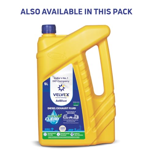 Image of AdBlue DEF - Diesel Exhaust Fluid for Diesel Engines | Suitable for All Diesel Engines for BS4 & BS6 | Helping to Improve Air Quality | Reduce NOx | OEM Approved | VDA Approved | Size - 5L