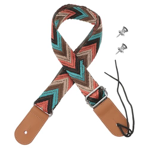 UTHCLO Correa de Ukulele Ajustable con Hebilla de Antideslizante y Protección de Estilo Bohemio para...