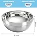 yarlung 10 Pack Stainless Steel Bowls 6.3 Inch Snacks Bowls, 25 Oz Soup Bowls Lightweight Salad Bowls Double-walled Metal Serving Dishes for Sauces, Noodle, Ice Cream