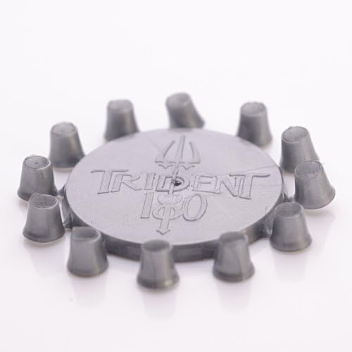12 x TRIDENT 180 DARTS NOSE CONES GREY SILVER