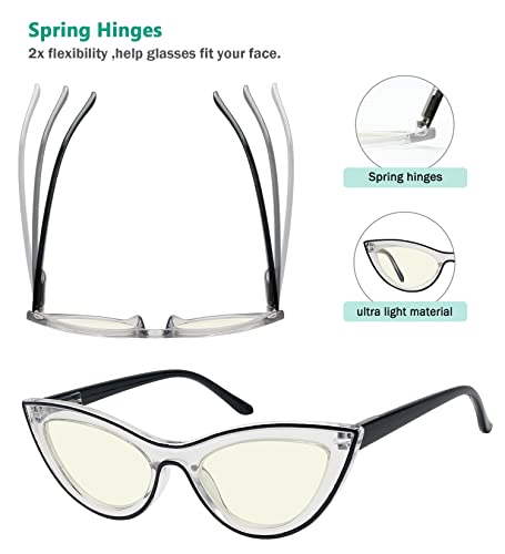 Image of Eyekepper 5-pack Cat Eye Reading Glasses for Women Retro Cute Readers