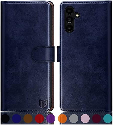 SUANPOT for Samsung Galaxy A34 5G case with [Credit Card Holder][RFID Blocking],PU Leather Flip Book Protective Cover Women Men for Samsung A34 Phone case Light Brown