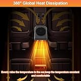 Jaaduem Car Heater, 2 in 1 Fast Heating and Cooling Fan Windscreen Defroster Defogger with Cigarette Lighter Plug, 200W Portable Car Heater for All 12V Auto - Image 4
