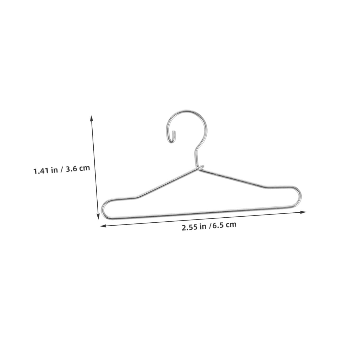 Cabilock 25pcs Miniature Doll Clothes Hangers for Doll Storage Boys and Girls Playtime