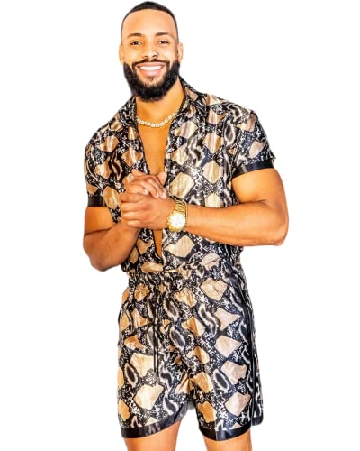 Ensemble en soie pour homme : oubliez la chaleur avec le style baroque Le Snake