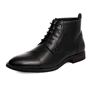 Bruno Marc Men’s Dress Ankle Boots Cap Toe Oxford Boot WARNER-2