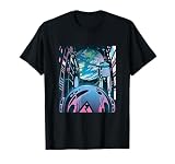 Retro Futurista Ciudad Retrofuturista Arte Camiseta