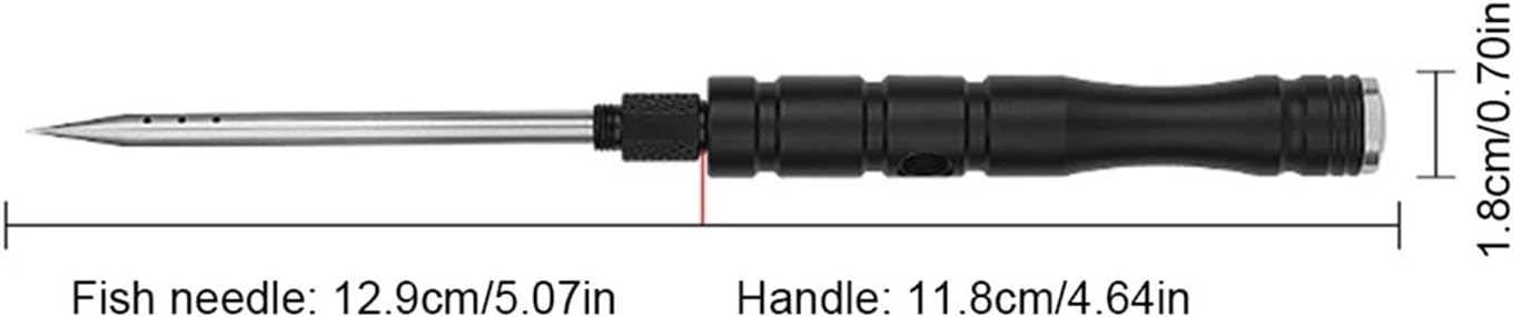 Fish Venting Tool Fish Venting Tool Stainless Steel Needle Aluminum Alloy Reducing Air Pressure Detachable for Deep Sea Fishing for Saltwater Fishing