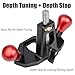 Router Plane, Mini Wood Planer, Precision Woodworking Hand Planer, Jointer Handheld Router Plane Tool, Adjustable Depth & Depth Stop for Craftsmen Carpenter DIY Trimming Cutting Rabbet Groove Dadoes