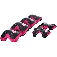Boys Elbow, Knee, and Wrist Pad Set for Skateboarding or BMX