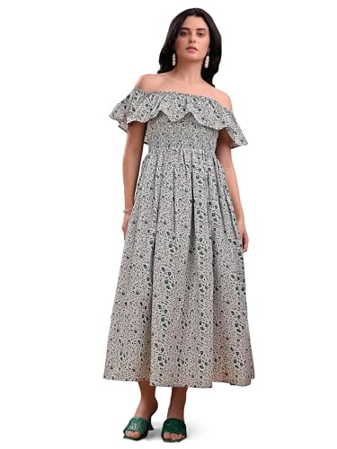 Image of PURVAJA Women's Cotton Dress(Floe-187-190)