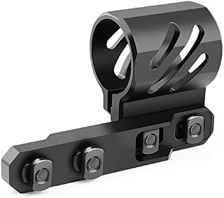 Feyachi M-Lok Offset Flashlight Ring Mount for Mlok Rail System - 2 Mounting