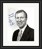 Steve Fisher autographed 8x10 Photo (Michigan Wolverines Coach, Fab Five) #2 Matted & Framed - Autographed College Photos