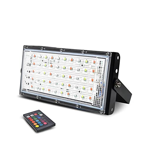 Éclairage paysager LED 50W imperméable projecteur de rue bleu - 3