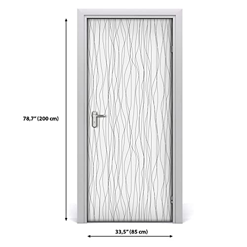 Papier peint sur la porte étanche sticker Magic-Stick durable - 3