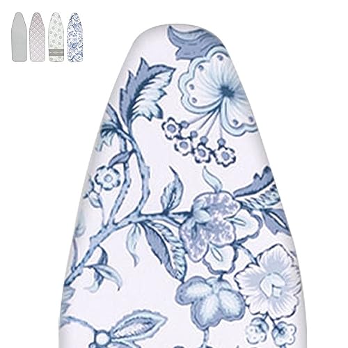 Small Ironing Board Cover 81x30cm 92x33cm 97x33cm 110x35cm 122x38cm Padded Scorch Resistant Iron Board Cover for Travel Home Ironing Board (Color : D, Size : 97x33cm(38x13inch))