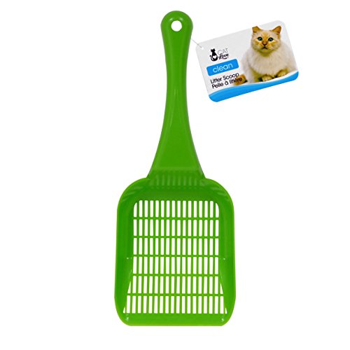 CAT LOVE Litter Scoop - Durable, Easy-to-Use Scooper in a Vibrant Green Color