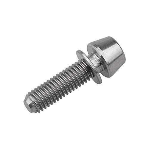 image for Wanyifa Titanium M5x20mm with Washer Allen Hex Tapered Bolts Screw for