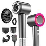 Hair Dryer, 1800W Fast Drying Blow Dryer with 160,000 RPM High-Speed Brushless Motor Low Noise Hairdryer with Magnetic Attachments for Home Salon Travel