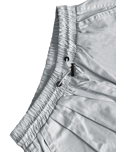 Image of Girls Cargo Pants Elastic Waist Drawstring with Pockets Pants | 6-14 years High Waist Loose fit School Hiking Casual
