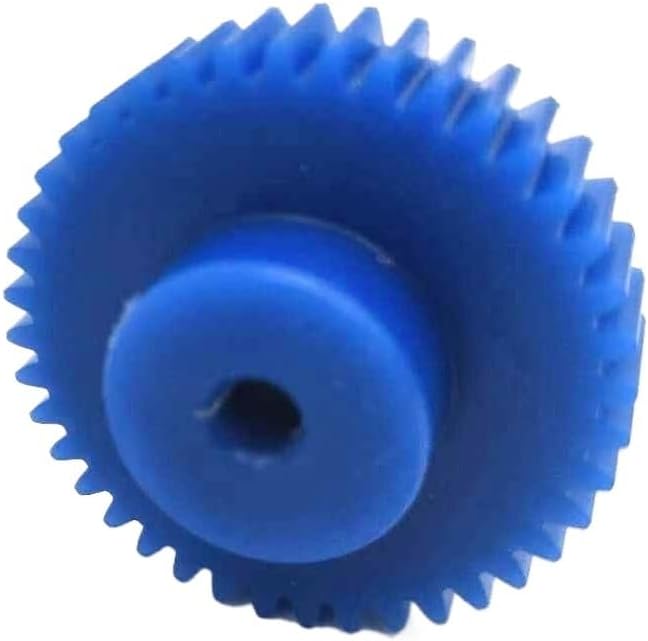 Plastic Motor Gear,1pcs 1 Module 10mm Bore Blue Nylon Spur with Step 1M 22T 24T 25T 28T 30T 35T 40T 50T 60T Cylindrical Pinion Spindle(25 Teeth)