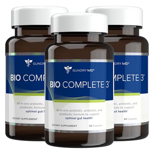 Gundry MD Bio Complete 3 - Prebiotic Probiotic Postbiotic to Support Optimal Gut Health 90 Day Supply